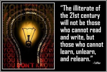 To thrive in a disrupted and turbulent world, we almost certainly need to do some unlearning