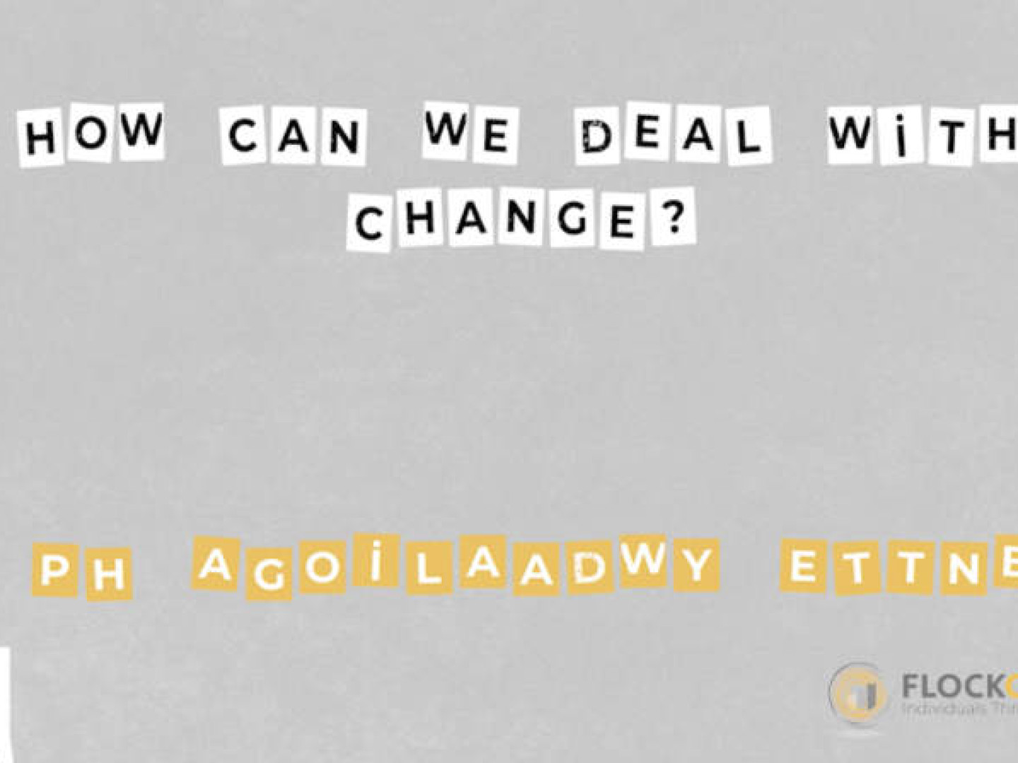 flockofcats adaptability how can we deal with change